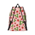 thumbnail image 3 of Daiia Strawberries Vintage Canvas Backpack for Men and Women ,Hiking Backpack,Travel Laptop Bag for School,Large Capacity Backpack, 3 of 8