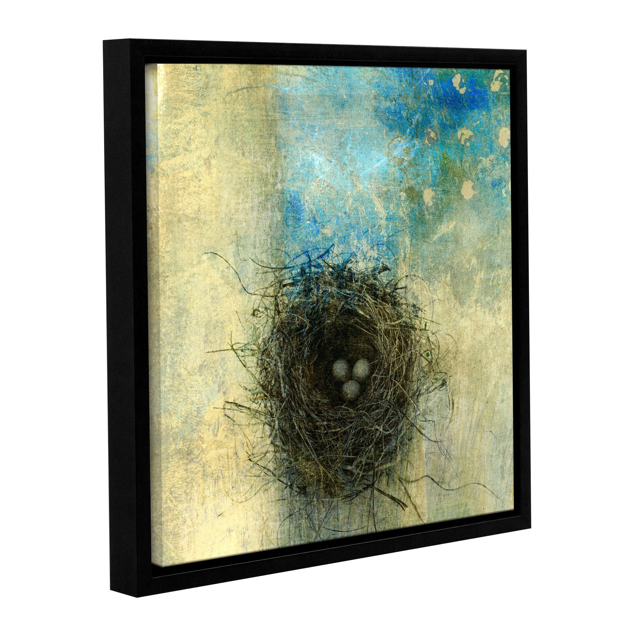 ArtWall Elena Ray "Bird Nest" Gallery-Wrapped Floater-Framed Canvas