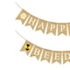 thumbnail image 3 of KAKOWELY Bandera de arpillera temática, accesorios decorativos para fiesta, pancarta con estampado de abejas y flores, guirnalda de cola de golondrina, banderines para fiesta, 3 of 5