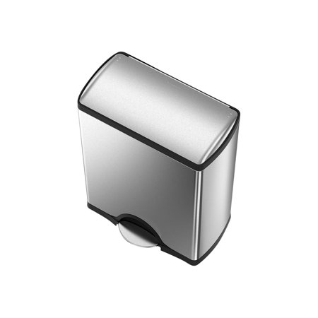 simplehuman 13-gallon rectangular step trash can