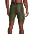 thumbnail image 2 of Under Armour Men's HeatGear Compression 6\&q; Shorts (Marine Od Green/White, LT), 2 of 3