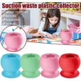 thumbnail image 2 of Soft Silicone Weeding Waste Collector with Suction Cup Star Opening, Vinyl Silicone Suction Vup,Craft Collector Tool Holder for Weeding Tool Kit 2.95 Inches High, 2.55 Inches Wide, 2 of 3