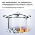 thumbnail image 6 of Glass Pots for Cooking,Heat-Resistant Borosilicate Glass Cooking Pan, Transparent Glass Saucepan Stockpot with lid and Double Handles for Noodle Milk Soup, 6 of 7