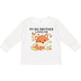 thumbnail image 3 of Inktastic My Big Brother Loves Me- little fox Boys or Girls Long Sleeve Toddler T-Shirt, 3 of 5