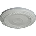 thumbnail image 3 of Ekena Millwork 7 7/8"OD x 3/4"P Small Alexandria Ceiling Medallion (Fits Canopies up to 4 5/8"), Hand-Painted Frost, 3 of 7