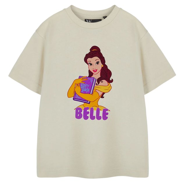 Beauty And The Beast T-Shirt à Manches Courtes pour Filles Belle