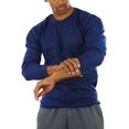 thumbnail image 6 of ToBeInStyle Men's Medium Weight Long Sleeve Waffle Knit Classic Thermal Shirt, 6 of 7
