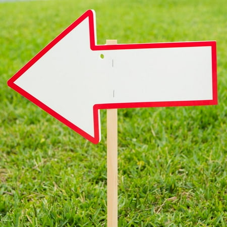 arrow yard signs
