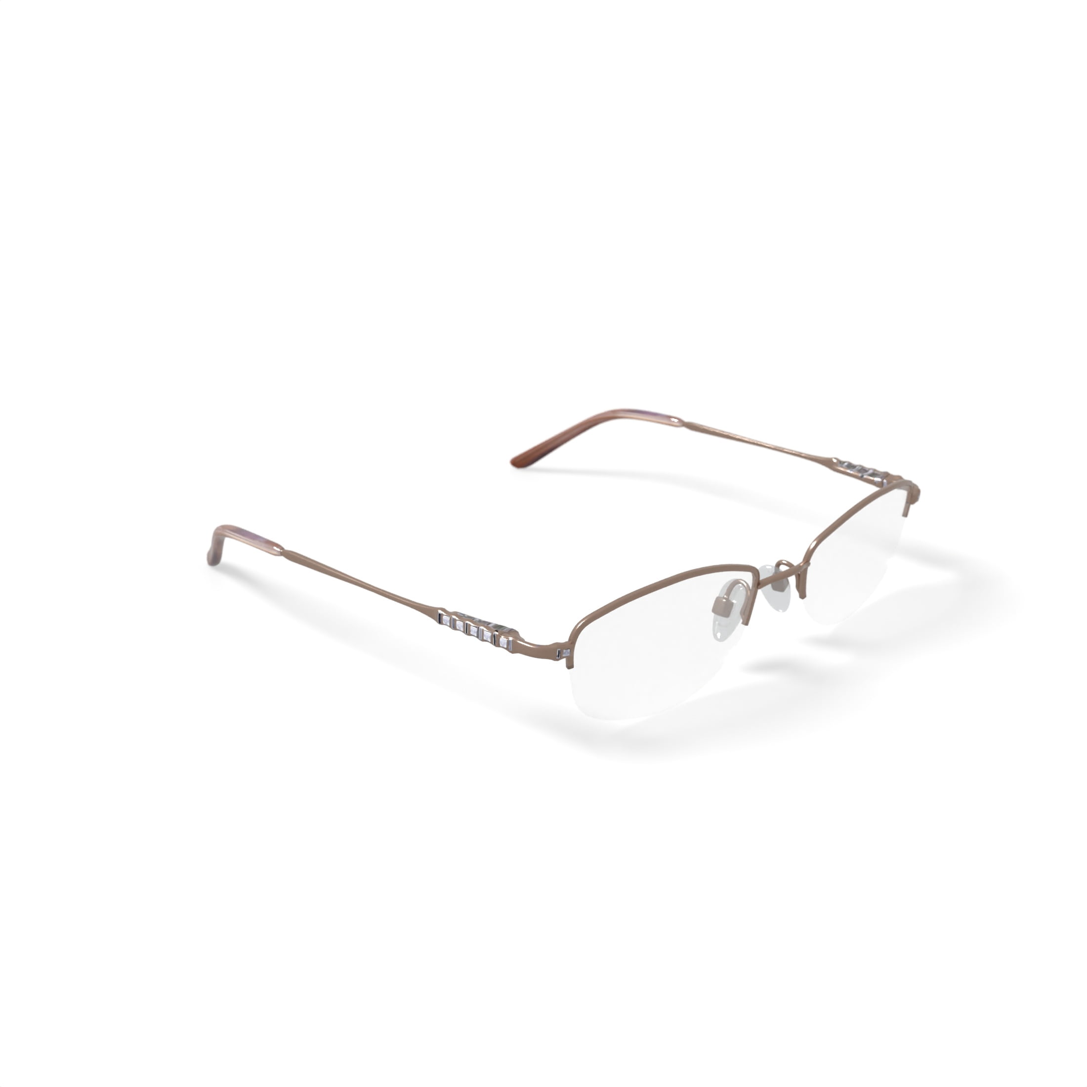 Sophia Loren Women's M163 Oval Prescription Eyeglasses with Case, Gold