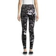thumbnail image 3 of No Boundaries Juniors' Halloween Velour Leggings, 3 of 6