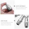 thumbnail image 3 of IFANLANDOR 10pcs Air Hose Couplings Compressive Strength Silver for Pneumatic Systems, 3 of 8