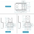 thumbnail image 3 of Onlyfire 6902 Universal Barbecue Grill Stainless Steel Rotisserie Motor Bracket Set, 3 of 6