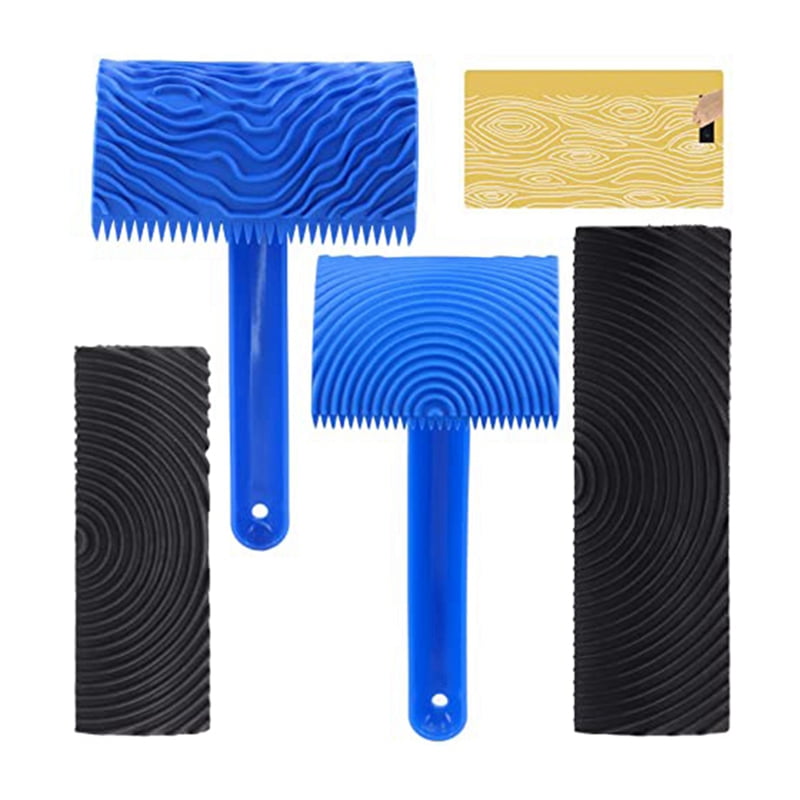 Wood Graining Painting Tool Set MS6 MS17 MS18B Rubber Grain Pattern