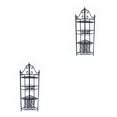 thumbnail image 4 of Tholdsy Estante de vino triangular Juego de soporte de vino realista Suministro de casa de juego decorativo realista para bebés Niños pequeños Niñas Negro 2piezas Tholdsy CBP216844, 4 of 6