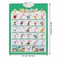 thumbnail image 4 of Kids Electronic Alphabet Talking Wall Chart | ABC 123s & Music Interactive Poster | Educational Learning Toy for Kids, Perfect Gift for A_ge 1-5 B_oys and G_irls, 4 of 6