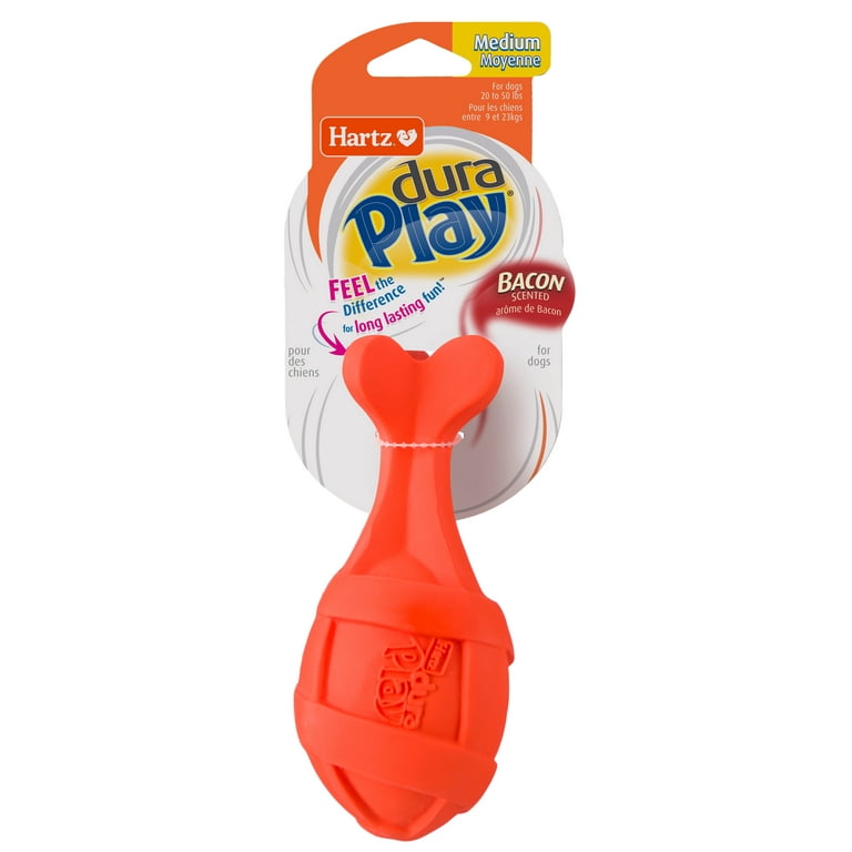 2 pack Hartz Dura Play Rocket Dog Toy Medium Color May Vary