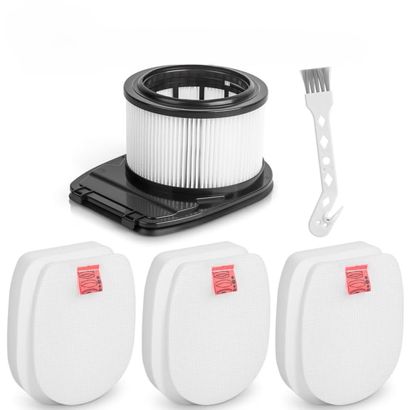 IZ662H Replacement Filters for Shark Vertex Pro Cordless Stick Vacuum IZ662H IZ682H, Compare to Part XHFIZ500 & XFFKIZ600, 1 HEPA   3 Foam & Felt Filter Kit