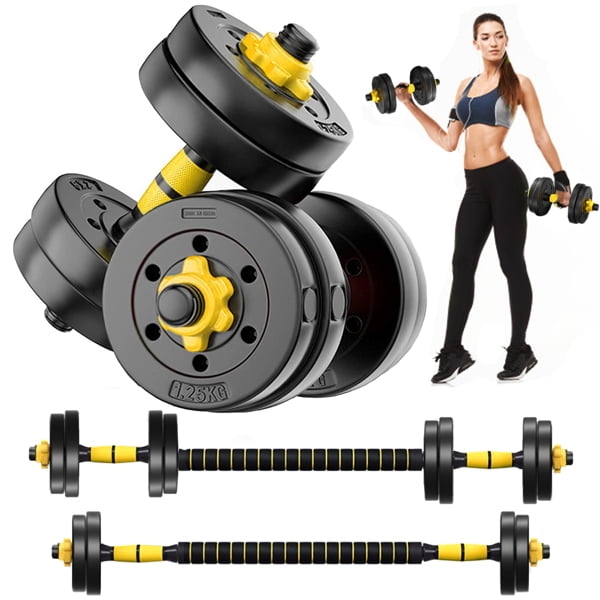 Weights Dumbbells Set, Adjustable Dumbbell Set with Connector, Non