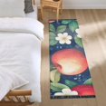 thumbnail image 3 of Yayeee Runner Rug for Bedroom 2'x6' Machine Washable Hallway Non Slip Mat, Blue Apple Pattern, 3 of 8