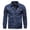 Dark Blue, variant on jjayotai Mens Tops Clearance Men's Fashion Casual Denim Jacket Long Sleeve Button Down Single-breasted Plus Size Outdoor Jacket