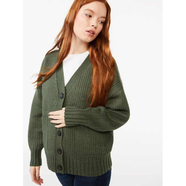 Free Assembly Women's Grandpa Cardigan Sweater