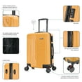 thumbnail image 4 of Dukap 20” Unisex Hardside Spinner Luggage, Terracotta, 4 of 11