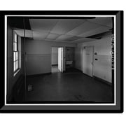 Historic Framed Print, Oakland Naval Supply Center, Administration Building-Dental Annex-Dispensary, Between E & F Streets, East of Third Street, Oakland, Alameda County, CA - 8, 17-7/8" x 21-7/8"