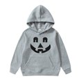 thumbnail image 1 of Chandail à Capuche Imprimé Halloween pour Garçons, Chandail en Molleton Doux avec Motif Graphique, Tenue Décontractée Confortable, 1 of 3