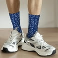 thumbnail image 5 of Goofa Nautical Anchors Printed Men's Crew Socks, Soft Durable Breathable Moisture-Wicking with Odor Control Cotton socks, 5 of 9