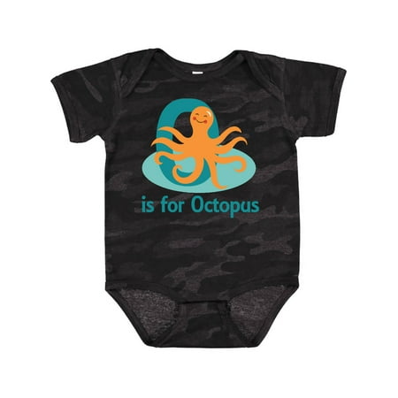 

Inktastic O is for Octopus monogram Gift Baby Boy or Baby Girl Bodysuit