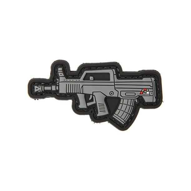 Lancer Tactical 3d Qbz 95 Pvc Patch Grey Walmart Com Walmart Com