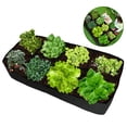 thumbnail image 3 of Inteprter Bolsa de plantación de fieltro de rejilla múltiple de tela para plantas más saludables y verdes Materiales duraderos que promueven Type1 NO1, 3 of 6