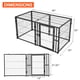 thumbnail image 1 of Jaula de Perro Resistente de 48 pulgadas, Interior con Ruedas Bloqueables y Bandeja Removible, Antiescape para Uso Interior y Exterior, 1 of 6