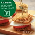 thumbnail image 6 of Louisa Four Cheese Toasted Ravioli, 16 oz Box – Frozen Pasta Appetizer with Italian Breadcrumbs, Quick Family Dinner, 6 of 9