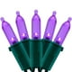 thumbnail image 1 of Luces navideñas YULETIME 200 LED moradas, 20 m, cable verde, 1 of 9