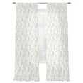 thumbnail image 7 of Sage Green Spring Floral Sheer Curtains 84 Inch Length 2 Panels Set, Summer Botanical Watercolor Voile Window Treatment Rod Pocket Curtains Sheers Drapes for Bedroom/Living Room/Kitchen 52"x84"x2, 7 of 7