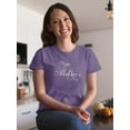 thumbnail image 2 of Mothers Day Elegant Text Shaped T-Shirt Women -Image by Shutterstock, Female XX-Large, 2 of 4