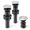 Brushed Nickel-With Overflow, variant on 2 Pack Polished Chrome Pop Up Sink Drain Stopper With Overflow