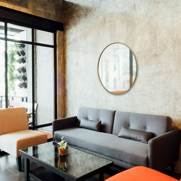 HBCY Creations Gold Circle Wall Mirror 36 Inch Round Wall Mirror for