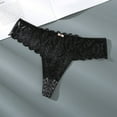 thumbnail image 2 of Ropa Interior Elástica Gibobby Sexy encaje para Mujer Negro 3XL, 2 of 4