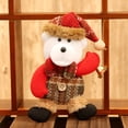 thumbnail image 1 of Fiudx Ofertas relámpago del día pieza de adornos navideños, regalo de Papá Noel, muñeco de nieve, muñeco de juguete para colgar, 1 of 2