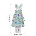 thumbnail image 2 of Easter Bunny Night Light, Pink Rabbit Shaped Decorative Accent For Bedroom, Tabletop, Or Shelf Decoration, 2 of 3