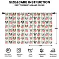 thumbnail image 2 of Blackout Kids Curtains,White Boston Terrier and Flower Childrens Insulated Curtains Set Of 2,Bedroom Essentials,Toddler Room Decor 42x54in(106x137cm), 2 of 4