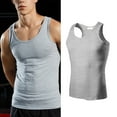 thumbnail image 2 of Joower Muscle Shirts Mens Muscle Tank Top White Tshirt for Men Mens Tank Tops Men Cotton White Tank Tops Sleeveless T Shirts for Men, 2 of 5