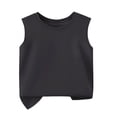 thumbnail image 4 of BCSIOAOI Toddler Boys Tank Tops,Cotton Crew Neck Plain Solid Sleeveless Casual Sports Tank Tops Dark Gray 4-5t, 4 of 6