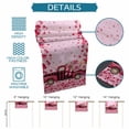 thumbnail image 6 of Valentine's Day Table Runner - 108 Inch Long Romantic Love Roses Truck Ombre Pink Cotton and Linen Blended Dress Scarves Farmhouse Table Runner for Kitchen Dining, Coffee Table, 13" x 108", 6 of 8