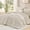 01-Beige, variant on ANGENIA 7 Pieces King Size Comforter Sets Dark Emerald Green - Bed in a Bag Lightweight Fluffy All Season Bed Sets with Comforter, Sheets, Pillowcases & Shams