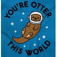 thumbnail image 2 of Otter This World Adorable Animal Hoodie Sweatshirt Women Men Brisco Brands X, 2 of 6