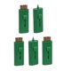 thumbnail image 2 of 5 Piezas Cepillo Limpiador de Palos de Golf Cepillo Portátil Retráctil de Bolsillo Herramienta Doble para Limpieza de Cabeza de Palo 2.5cmx5.8cm Verde, 2 of 8