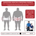 thumbnail image 5 of Core Products Corfit LS Lumbar Support Adjustable Back Brace for Pain Relief, Men/Women - White, Medium/Large, 5 of 8